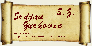 Srđan Zurković vizit kartica